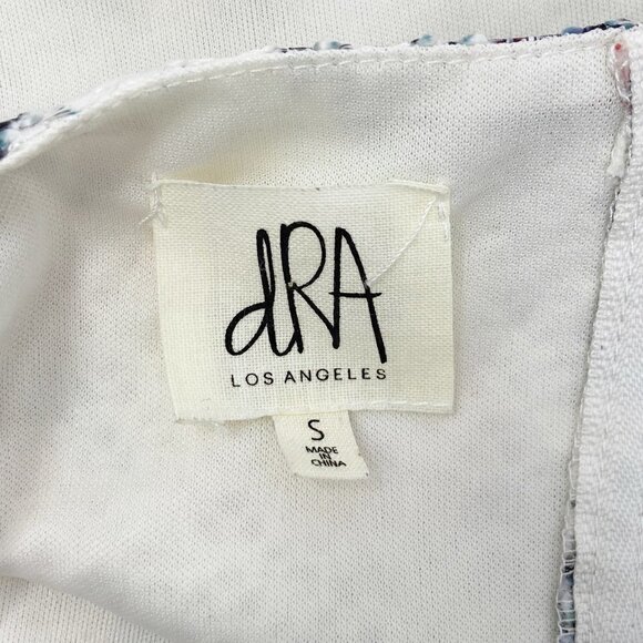 DRA | Multicolor Floral Textured Bralette Crop Top Small - Picture 7 of 10